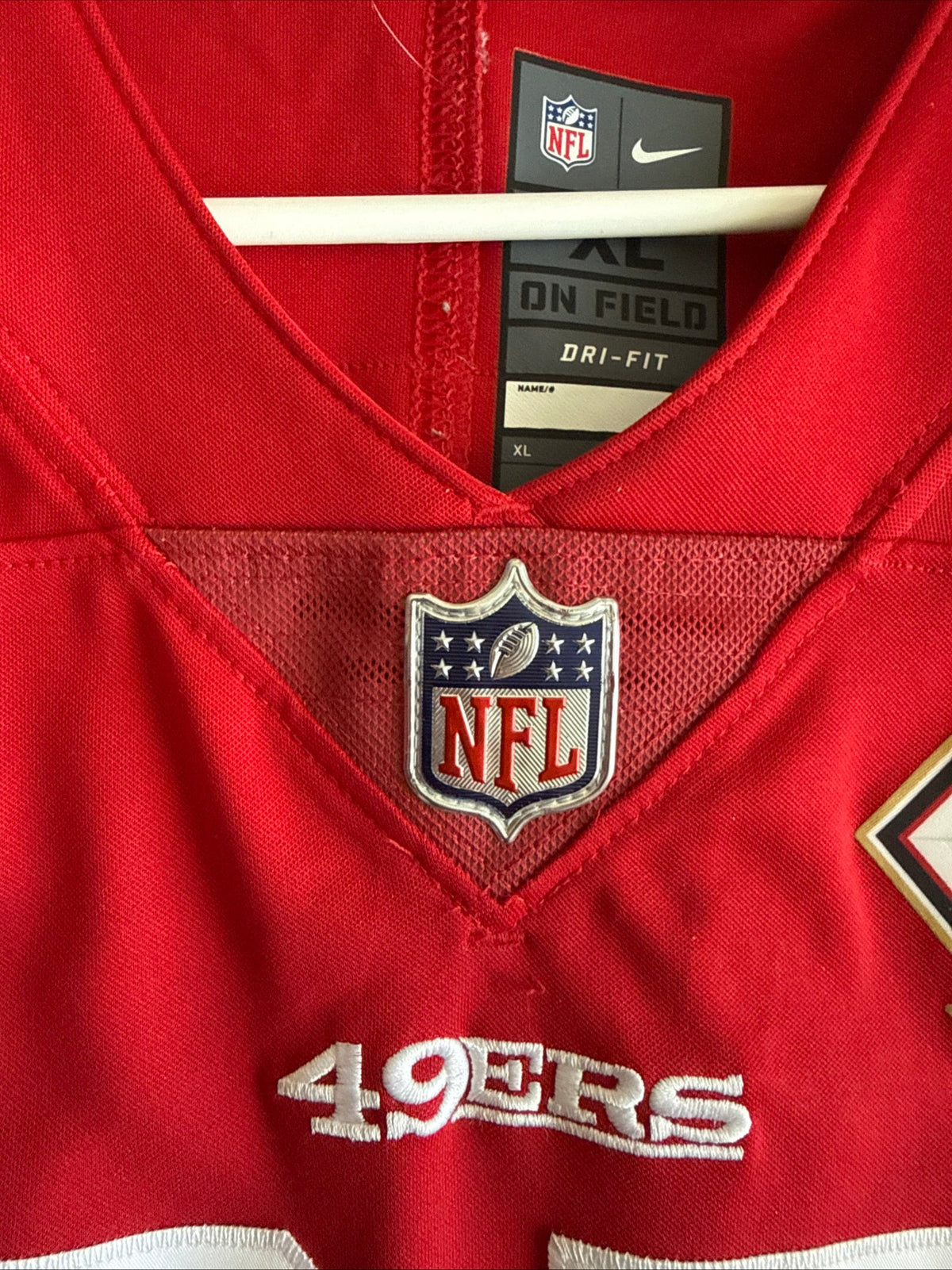 Men’s Nike George Kittle #85 SF 49ers 75th Anniversary Vapor Lmtd Jersey Sz XL - Kyle’s Football Cards