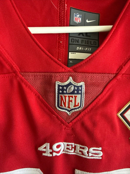 Men’s Nike George Kittle #85 SF 49ers 75th Anniversary Vapor Lmtd Jersey Sz XL - Kyle’s Football Cards