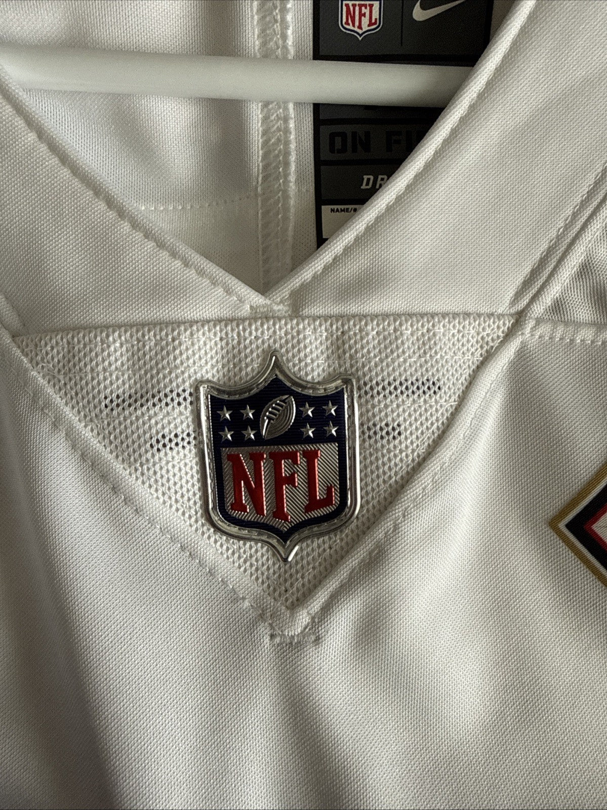 Men’s Nike George Kittle SF 49ers Vapor Lmtd Jersey 75th Anniv Patch Sz XL RARE - Kyle’s Football Cards