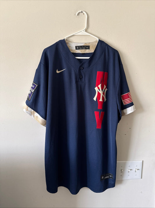 Men's Nike Gerrit Cole 45 NY Yankees 2021 MLB All Star Game Jersey Sz XL - RARE - Kyle’s Football Cards