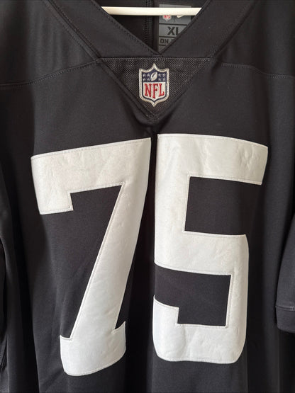 Men’s Nike Howie Long #75 Oakland Raiders Vapor Lmtd NFL Jersey Sz XL - RARE - Kyle’s Football Cards