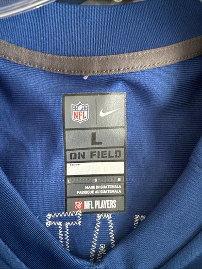 Men’s Nike Indianapolis Colts “Old National” 35 Seasons Jersey Sz L - Blue RARE - Kyle’s Football Cards