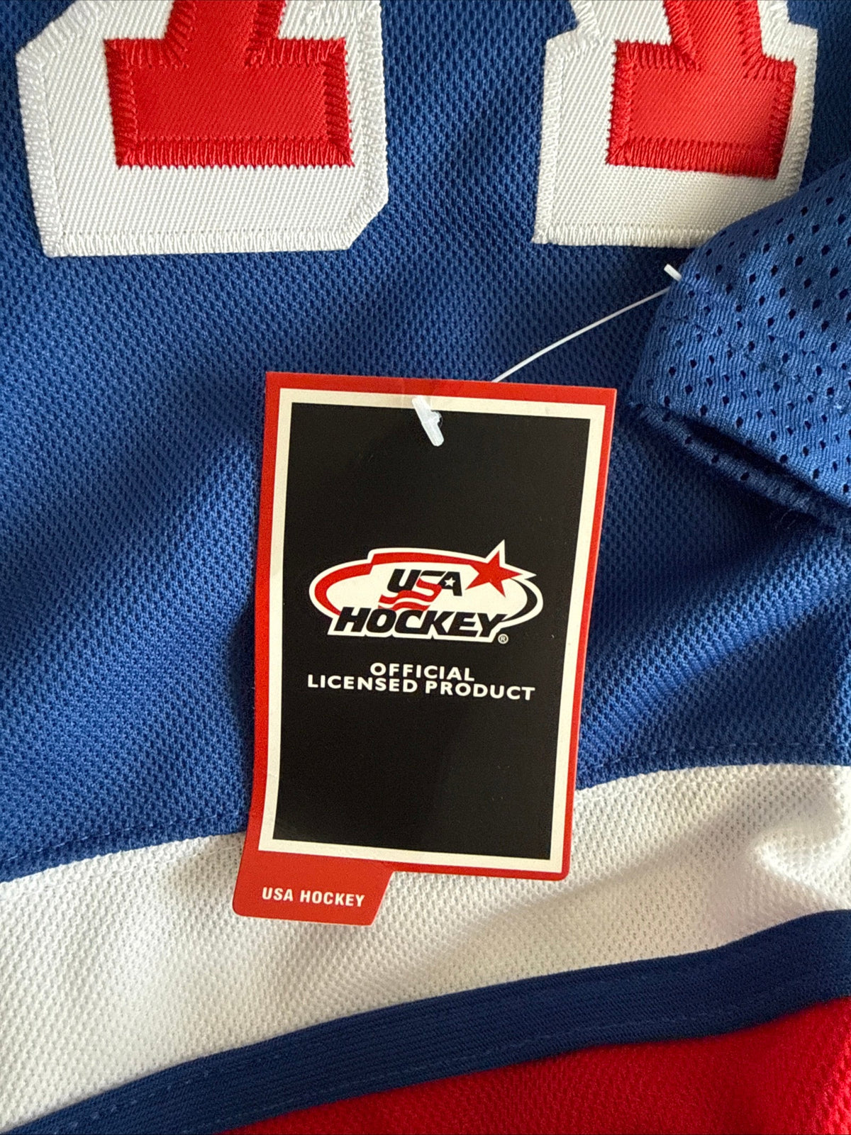 Men’s Nike Jack Hughes 86 Team USA Hockey Jersey 2026 Olympics Sz L Blue RARE - Kyle’s Football Cards