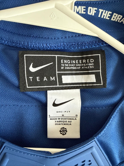 Men’s Nike Jack Hughes 86 Team USA Hockey Jersey 2026 Olympics Sz L Blue RARE - Kyle’s Football Cards