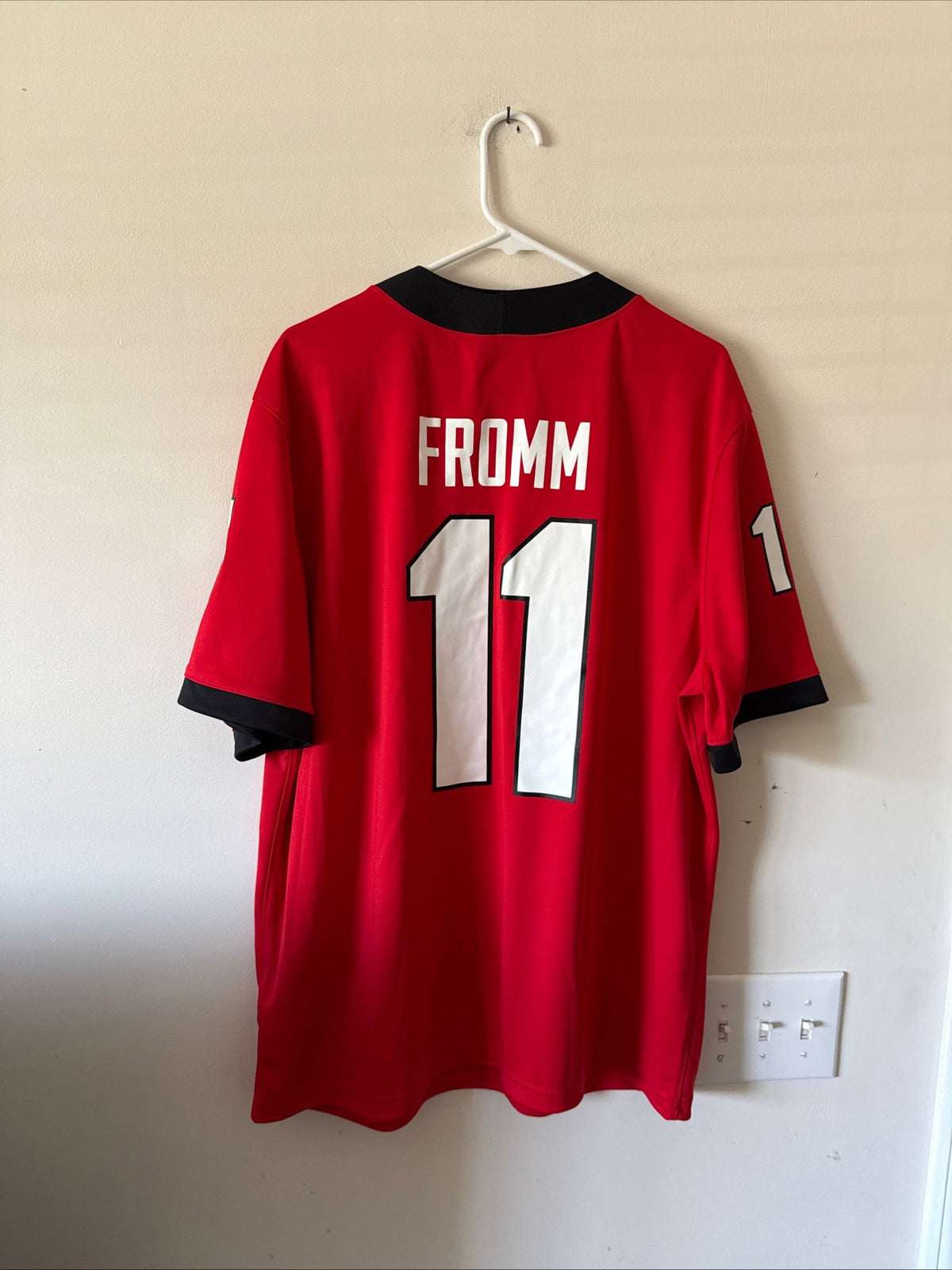 Men’s Nike Jake Fromm #11 Georgia Bulldogs NCAA Alumni Jersey Sz XL - Red RARE - Kyle’s Football Cards