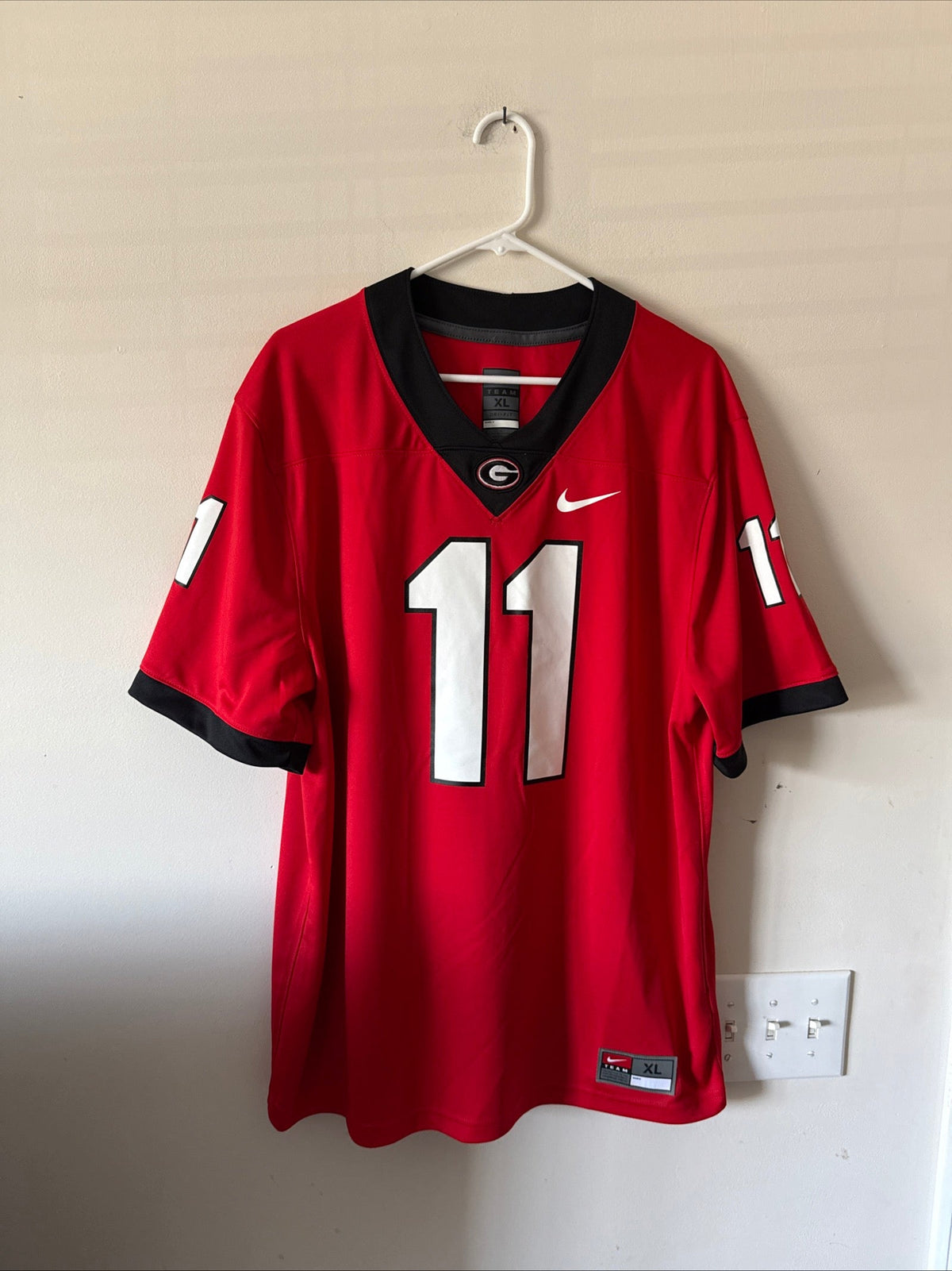 Men’s Nike Jake Fromm #11 Georgia Bulldogs NCAA Alumni Jersey Sz XL - Red RARE - Kyle’s Football Cards