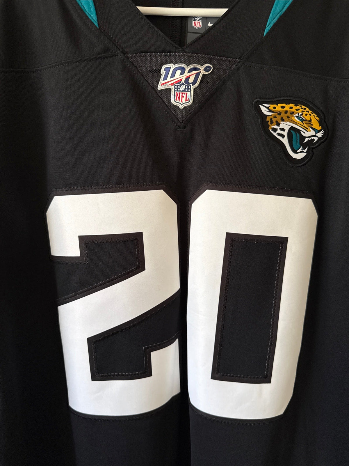 Men's Nike Jalen Ramsey #20 Jacksonville Jaguars NFL 100 Vapor Lmtd Jersey Sz XL - Kyle’s Football Cards