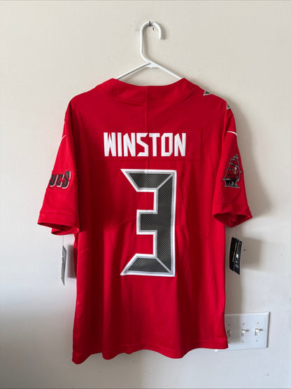 Men's Nike Jameis Winston 3 TB Buccaneers Vapor Lmtd Color Rush Sz L - NWT RARE - Kyle’s Football Cards