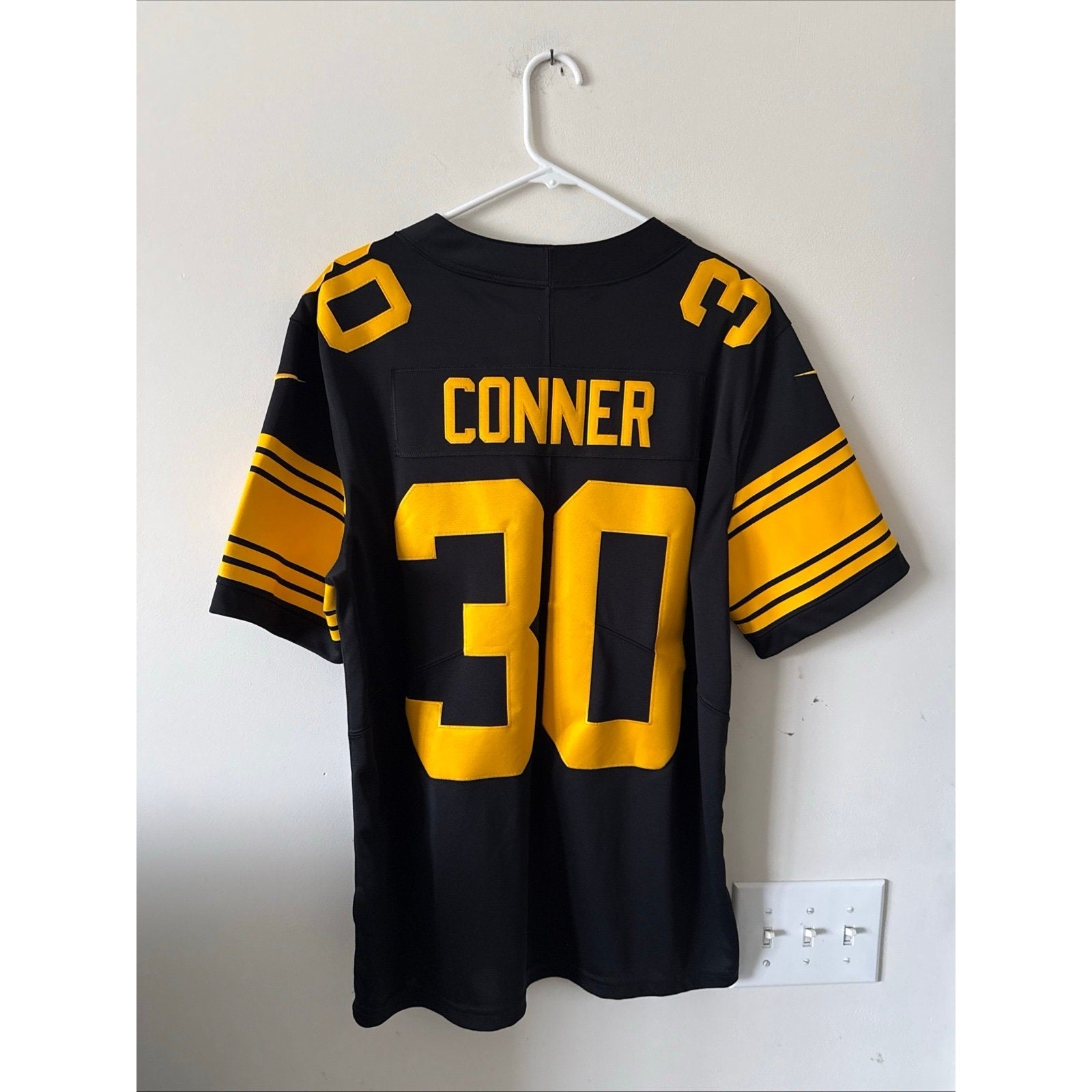 Men’s Nike James Conner 30 Pittsburgh Steelers Vapor Lmtd NFL Jersey Sz L RARE - Kyle’s Football Cards