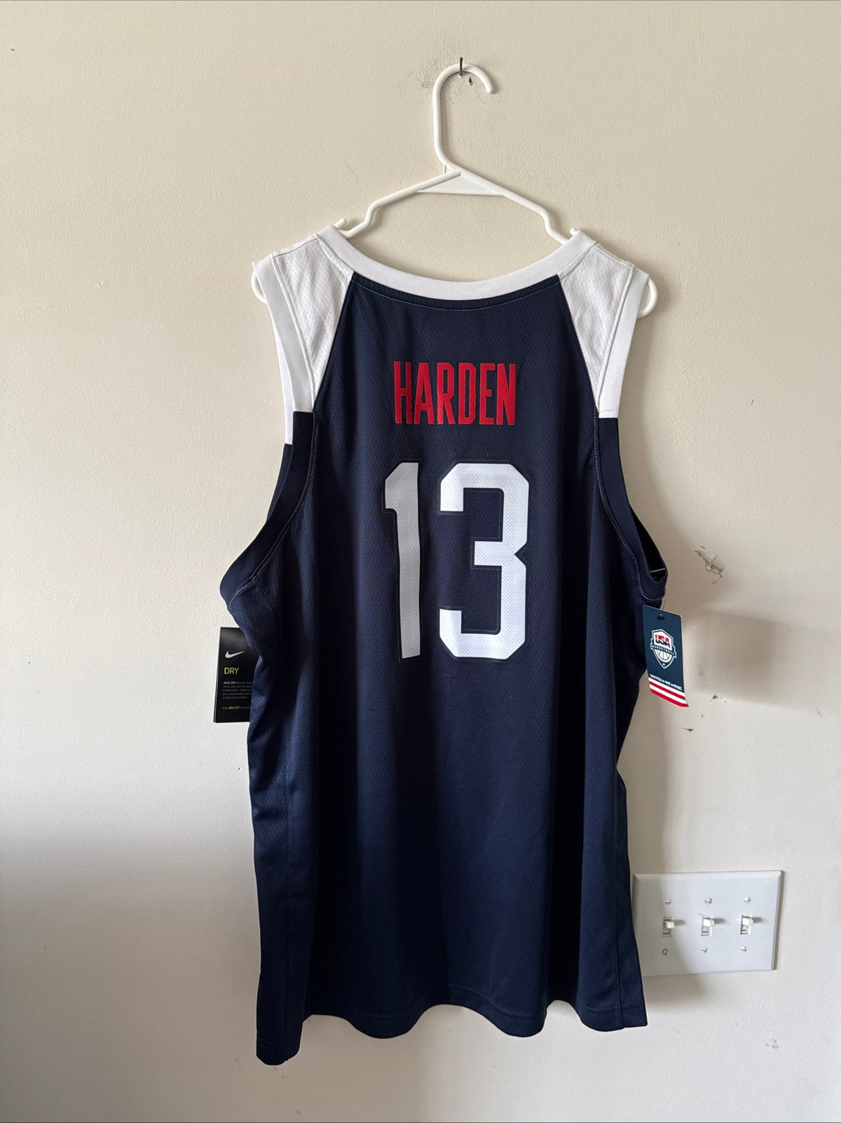 Men's Nike James Harden 13 Team USA 2019 FIBA World Cup Jersey Sz XL - NWT RARE - Kyle’s Football Cards