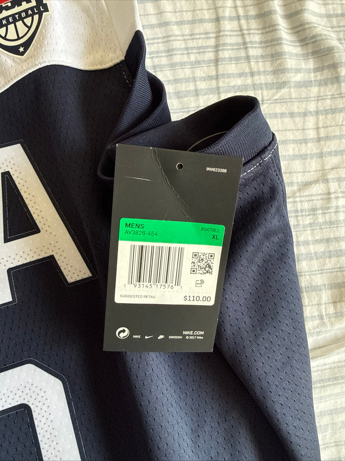 Men's Nike James Harden 13 Team USA 2019 FIBA World Cup Jersey Sz XL - NWT RARE - Kyle’s Football Cards
