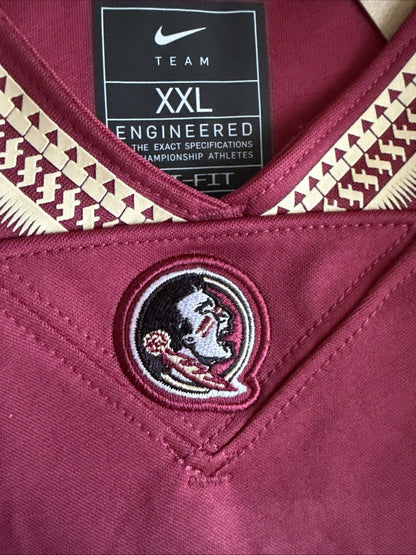 Men’s Nike Jared Verse 5 FSU Seminoles NCAA Jersey Sz 2XL - Red NWT RARE - Kyle’s Football Cards