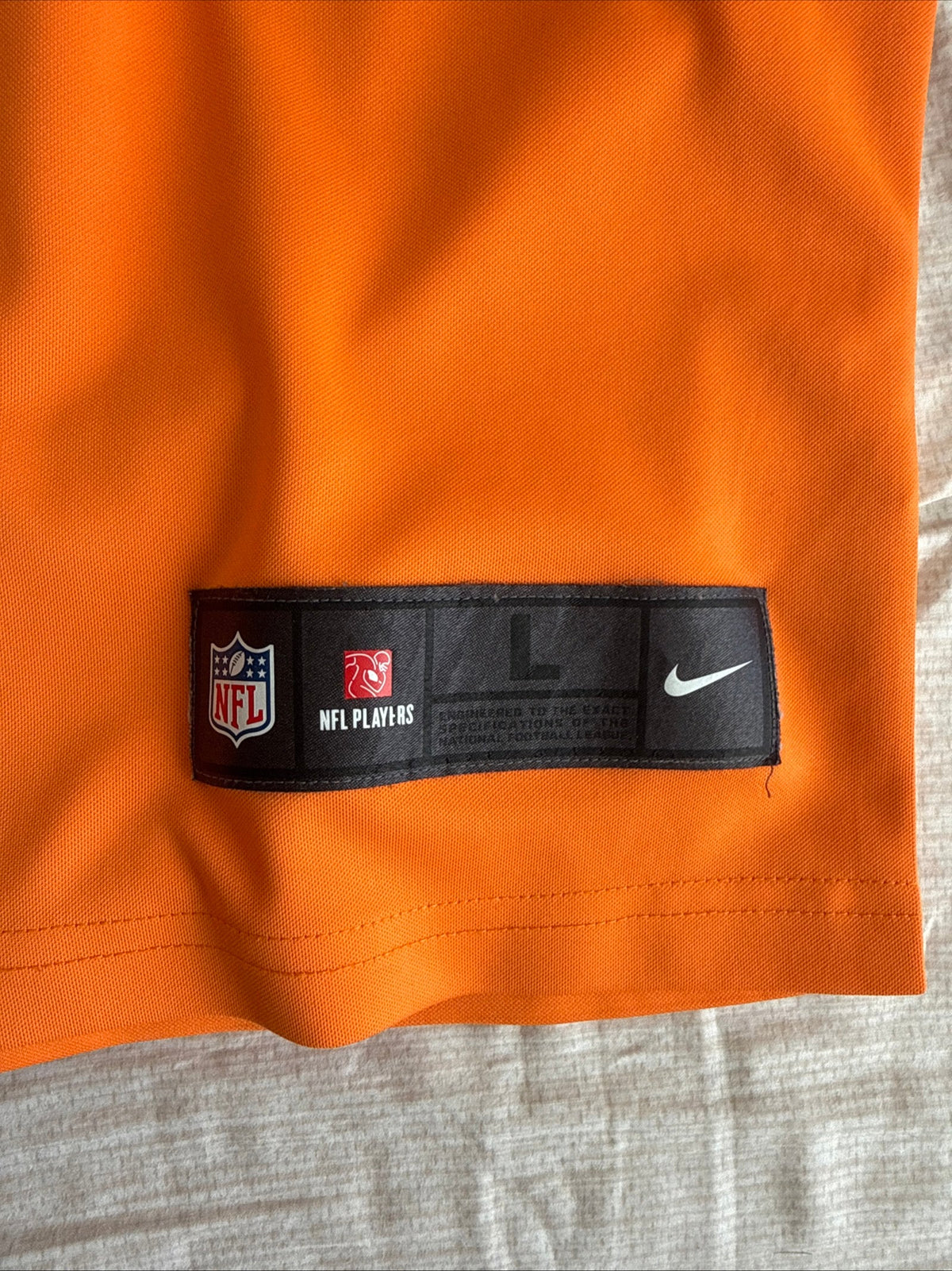Men's Nike Jarvis Landry #14 Miami Dolphins Vapor Lmtd Color Rush Jersey Sz L - Kyle’s Football Cards