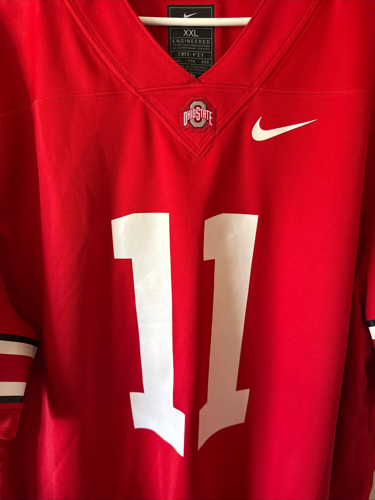 Men's Nike Jaxon Smith-Njigba #11 Ohio State Buckeyes NCAA Jersey Sz 2XL - RARE - Kyle’s Football Cards