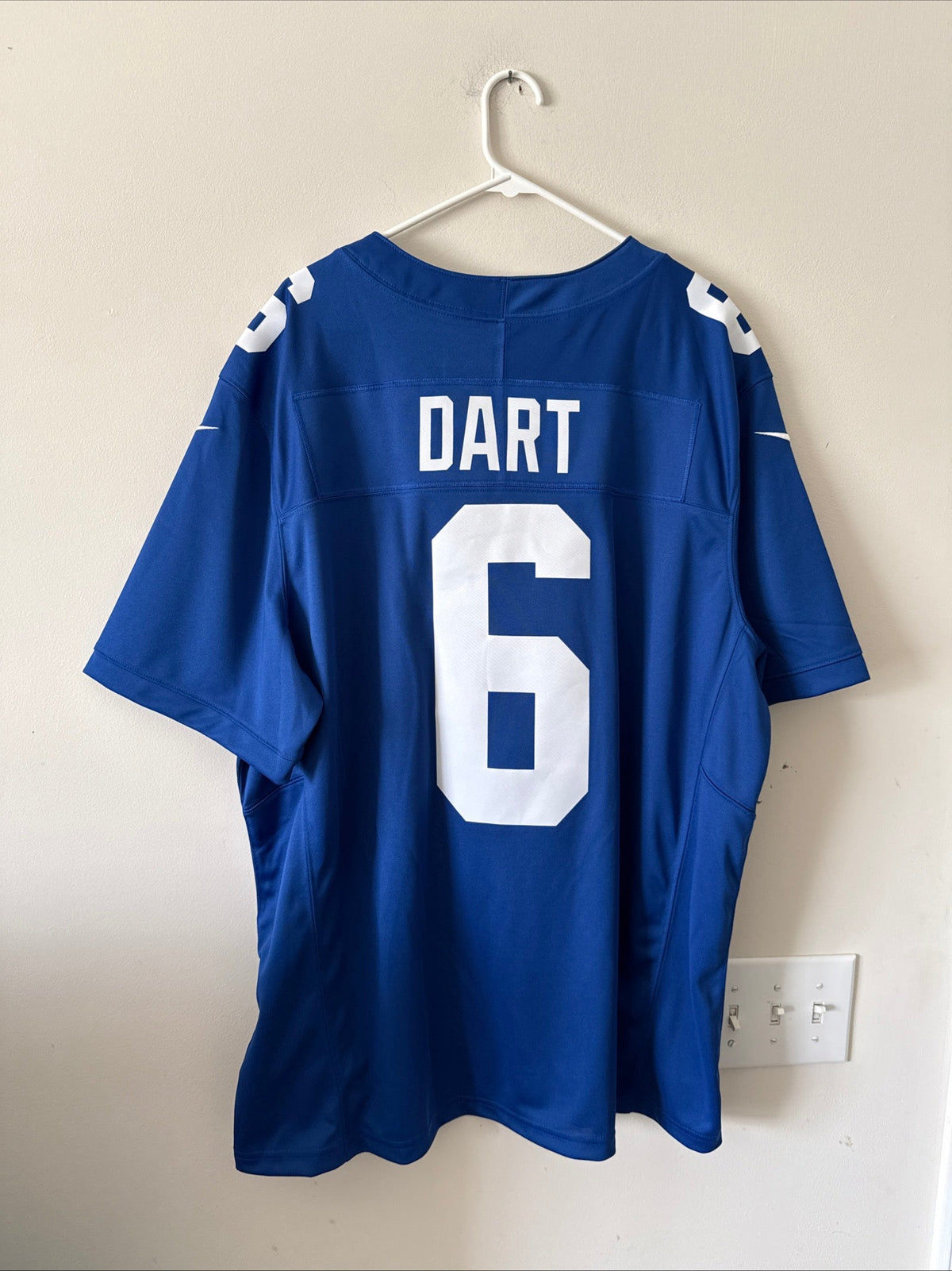Men’s Nike Jaxson Dart 6 NY Giants Vapor Lmtd NFL Jersey Sz 2XL - NWT RARE - Kyle’s Football Cards
