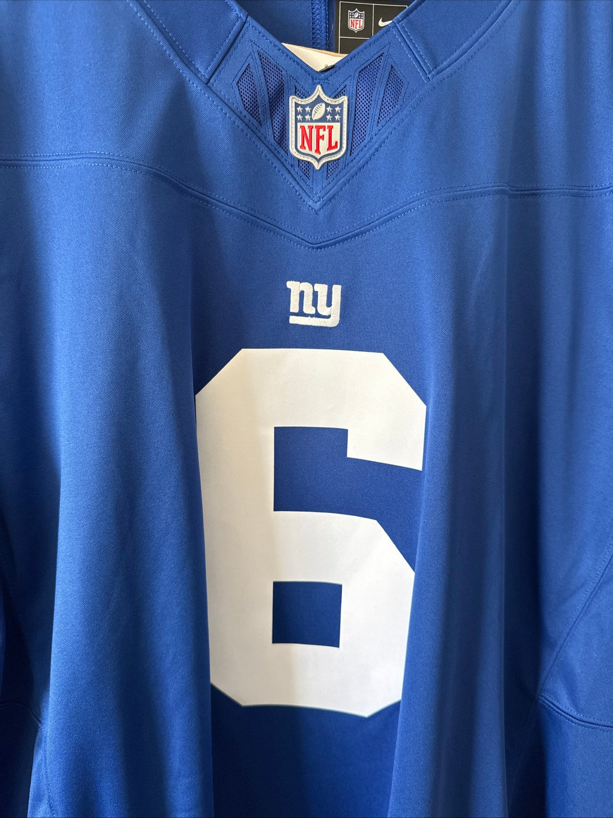 Men’s Nike Jaxson Dart 6 NY Giants Vapor Lmtd NFL Jersey Sz 2XL - NWT RARE - Kyle’s Football Cards