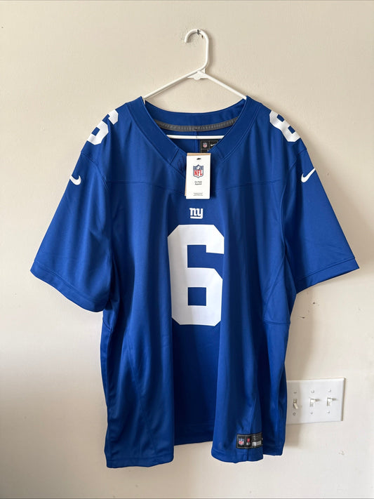 Men’s Nike Jaxson Dart 6 NY Giants Vapor Lmtd NFL Jersey Sz 2XL - NWT RARE - Kyle’s Football Cards