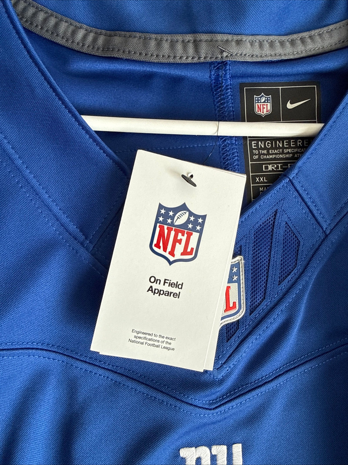Men’s Nike Jaxson Dart 6 NY Giants Vapor Lmtd NFL Jersey Sz 2XL - NWT RARE - Kyle’s Football Cards
