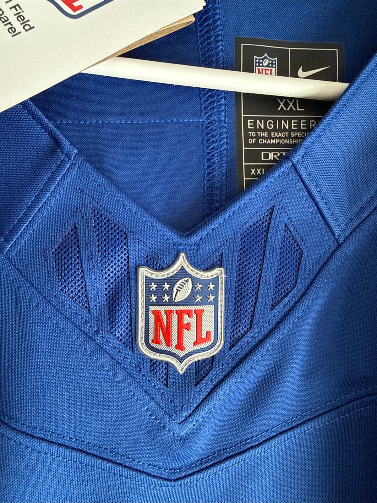 Men’s Nike Jaxson Dart 6 NY Giants Vapor Lmtd NFL Jersey Sz 2XL - NWT RARE - Kyle’s Football Cards