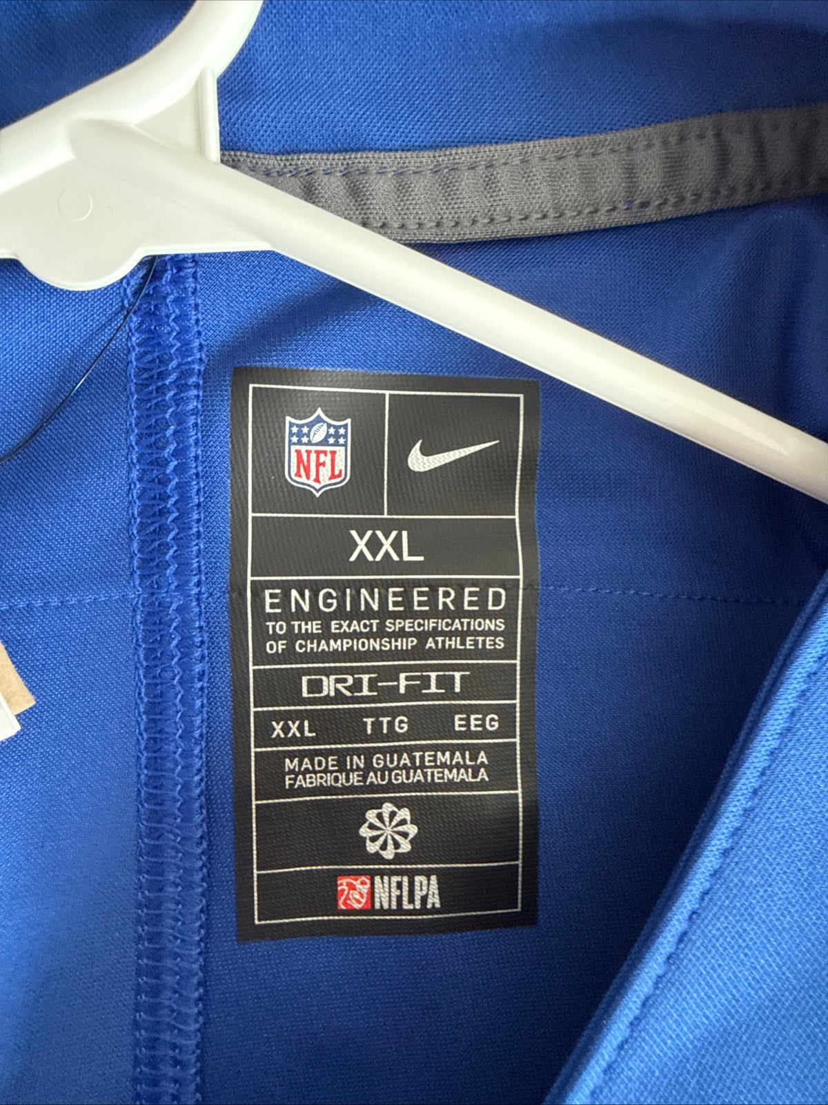 Men’s Nike Jaxson Dart 6 NY Giants Vapor Lmtd NFL Jersey Sz 2XL - NWT RARE - Kyle’s Football Cards