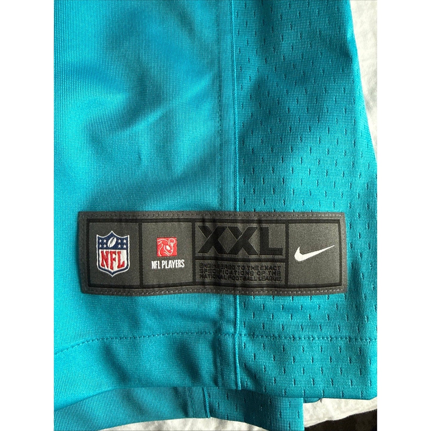 Men’s Nike Jaycee Horn 8 Carolina Panthers Football NFL Jersey Sz 2XL - Blue - Kyle’s Football Cards
