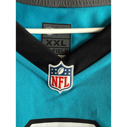 Men’s Nike Jaycee Horn 8 Carolina Panthers Football NFL Jersey Sz 2XL - Blue - Kyle’s Football Cards