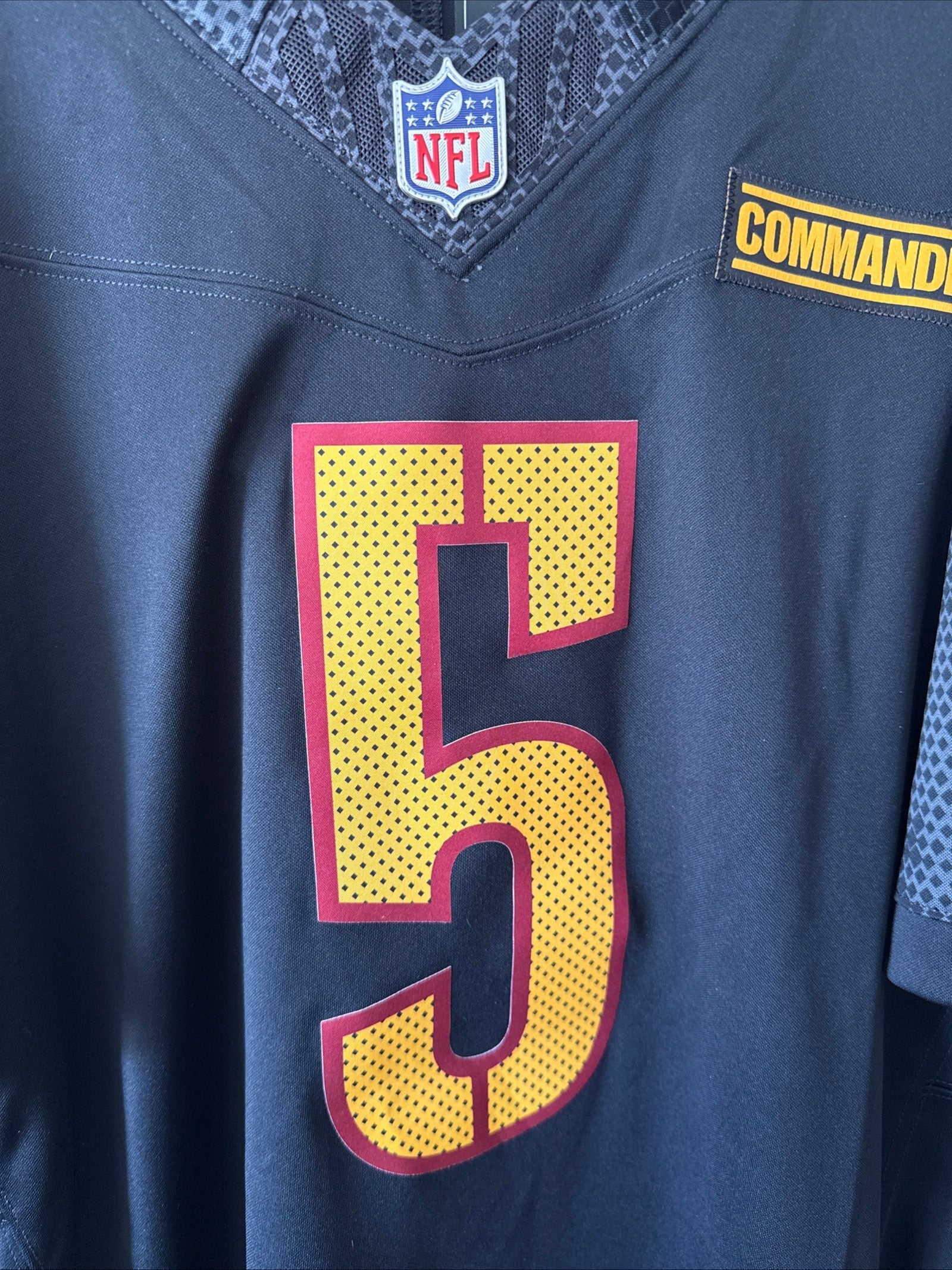 Men's Nike Jayden Daniels 5 Washington Commanders Alt Vapor Lmtd Jersey Sz XL - Kyle’s Football Cards