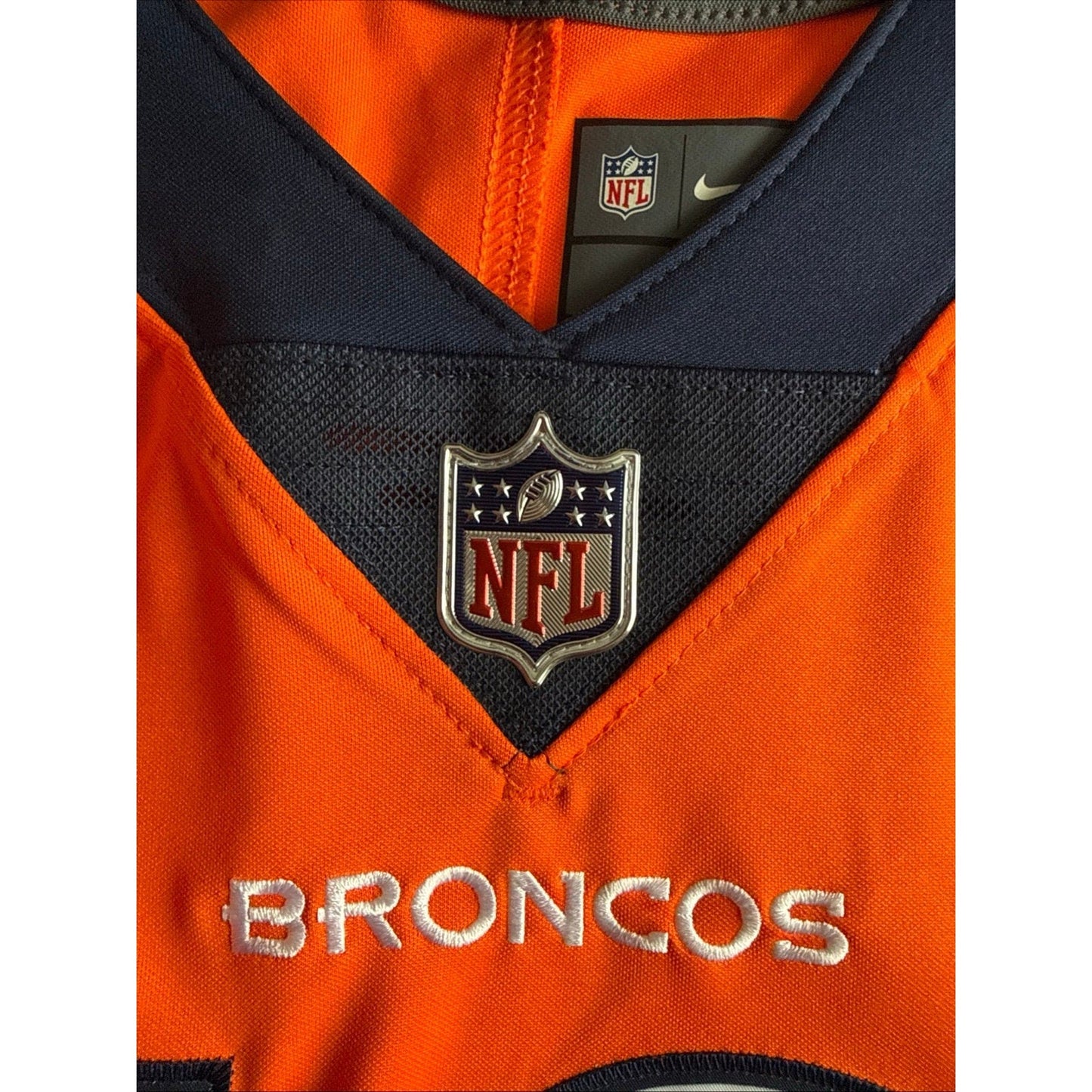 Men’s Nike Jerry Jeudy 10 Denver Broncos Vapor Limited Jersey Sz L Orange RARE - Kyle’s Football Cards