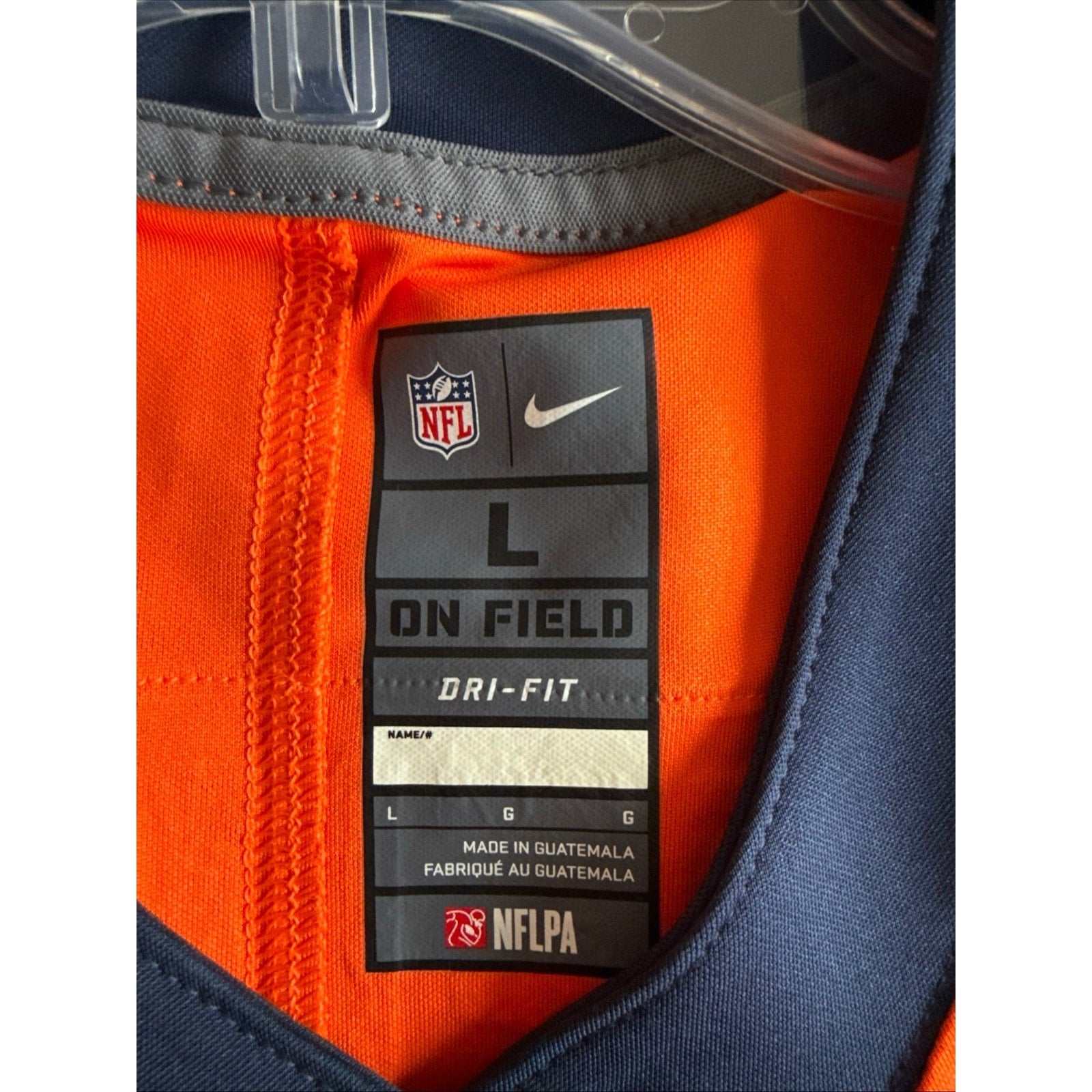 Men’s Nike Jerry Jeudy 10 Denver Broncos Vapor Limited Jersey Sz L Orange RARE - Kyle’s Football Cards