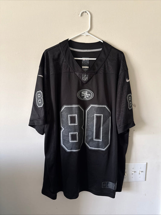 Men's Nike Jerry Rice 80 San Francisco 49ers RFLCTV Limited Jersey Sz 2XL RARE - Kyle’s Football Cards