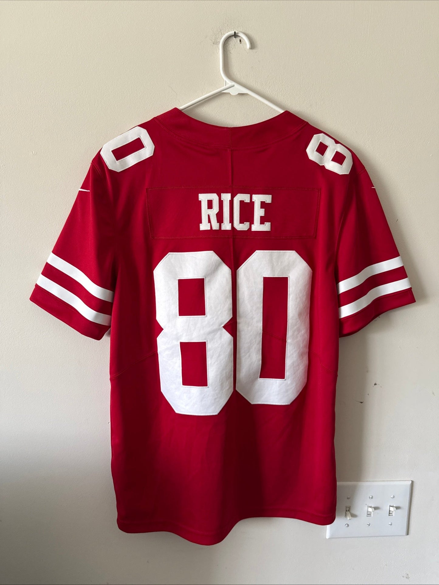Men's Nike Jerry Rice 80 San Francisco 49ers Vapor Lmtd NFL Jersey Sz M - RARE - Kyle’s Football Cards
