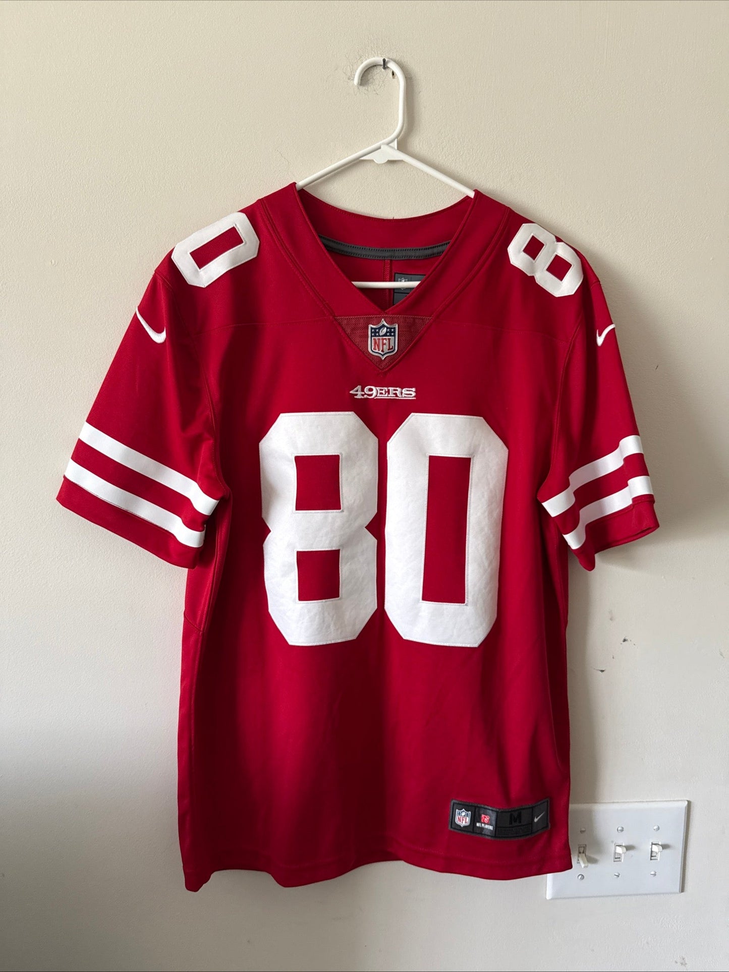 Men's Nike Jerry Rice 80 San Francisco 49ers Vapor Lmtd NFL Jersey Sz M - RARE - Kyle’s Football Cards