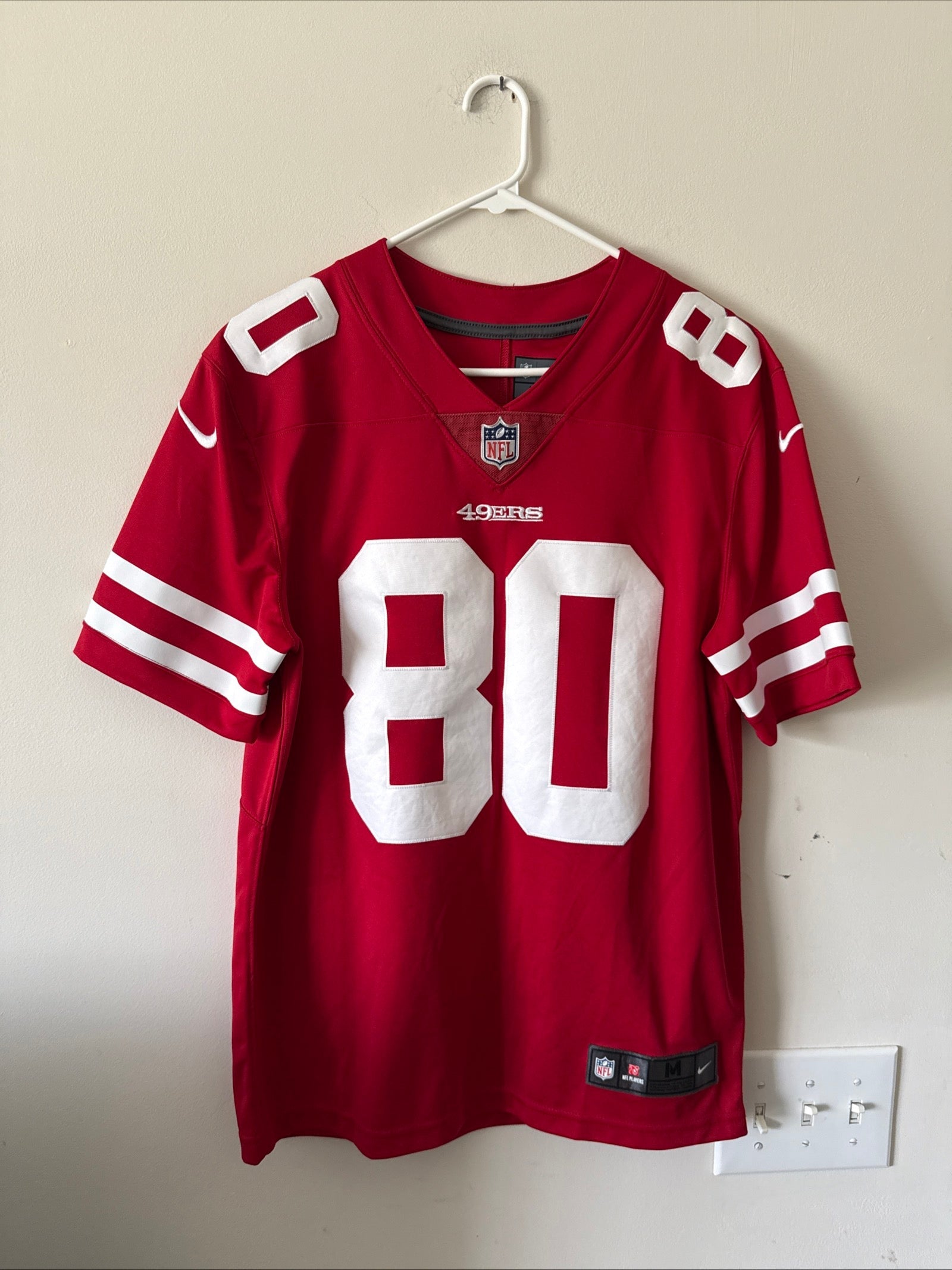Men's Nike Jerry Rice 80 San Francisco 49ers Vapor Lmtd NFL Jersey Sz M - RARE - Kyle’s Football Cards