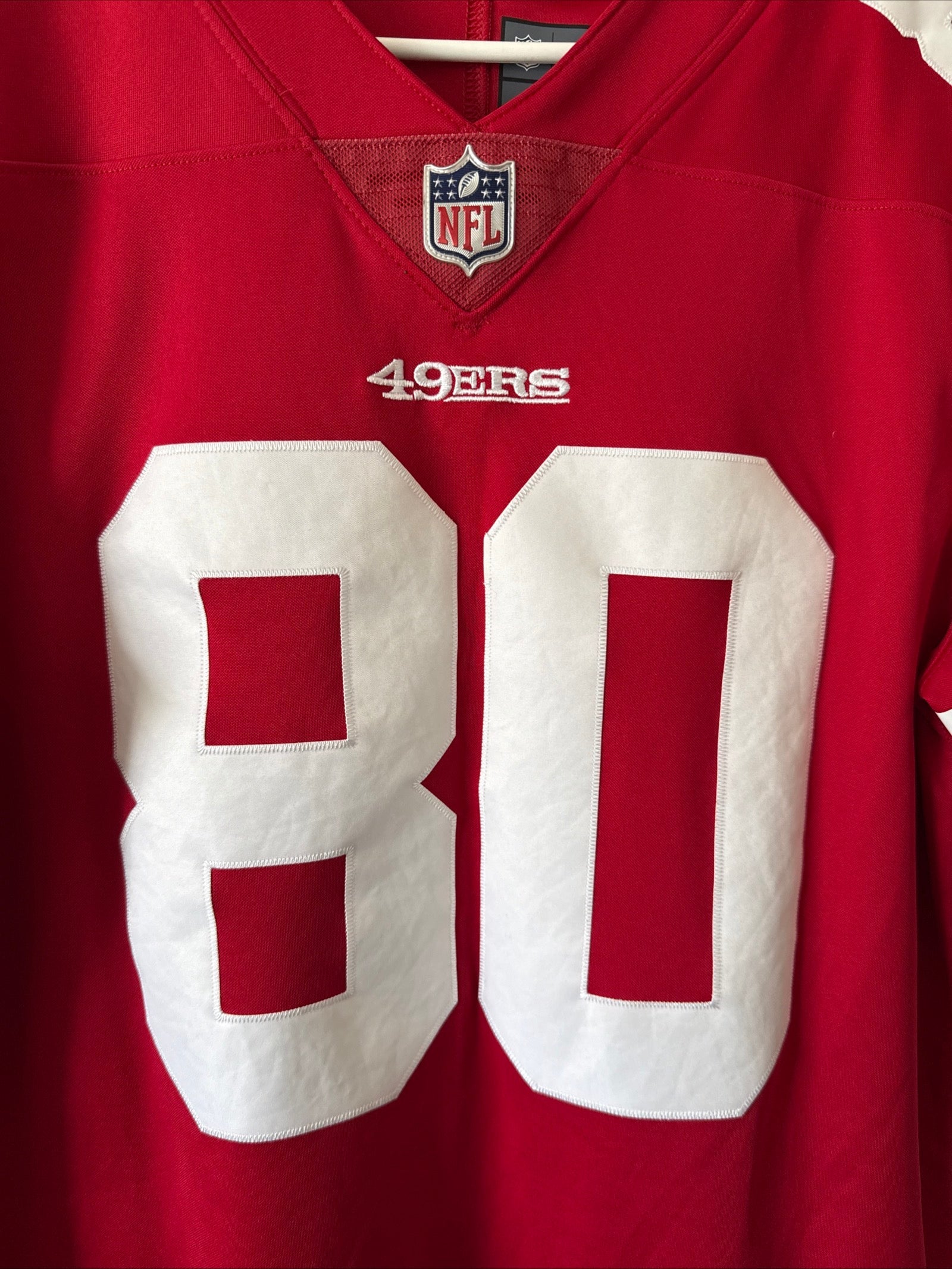 Men's Nike Jerry Rice 80 San Francisco 49ers Vapor Lmtd NFL Jersey Sz M - RARE - Kyle’s Football Cards