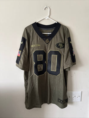 Men’s Nike Jerry Rice #80 SF 49ers 2019 Salute To Service Lmtd Jersey Sz XL RARE