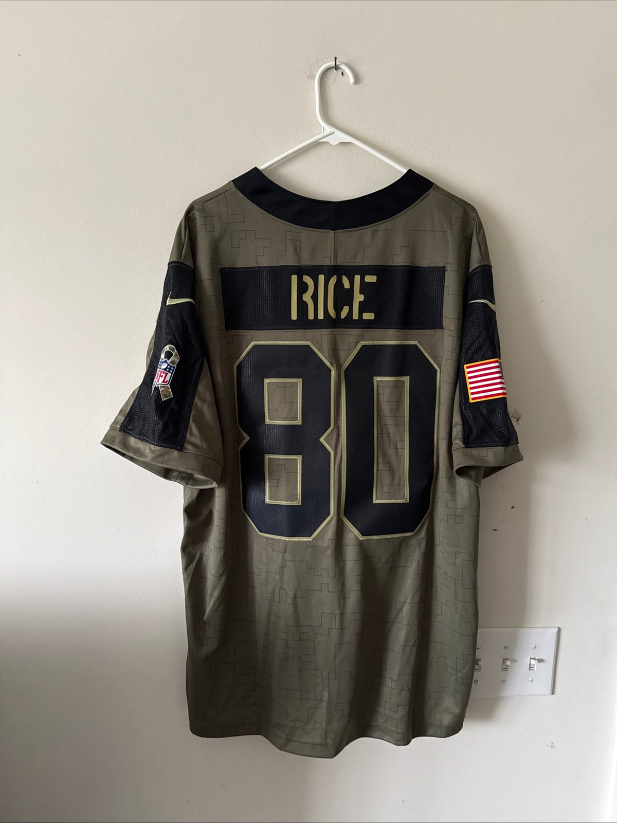 Men’s Nike Jerry Rice #80 SF 49ers 2019 Salute To Service Lmtd Jersey Sz XL RARE - Kyle’s Football Cards