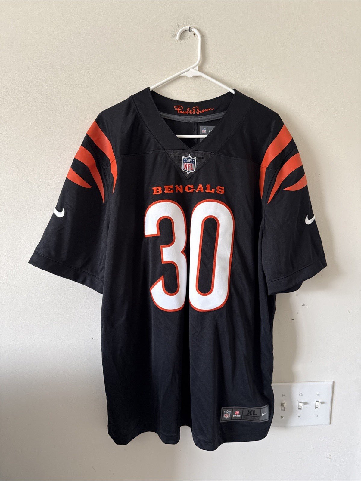 Men’s Nike JESSIE BATES III #30 CINCINNATI BENGALS Vapor Lmtd Jersey Sz XL RARE - Kyle’s Football Cards