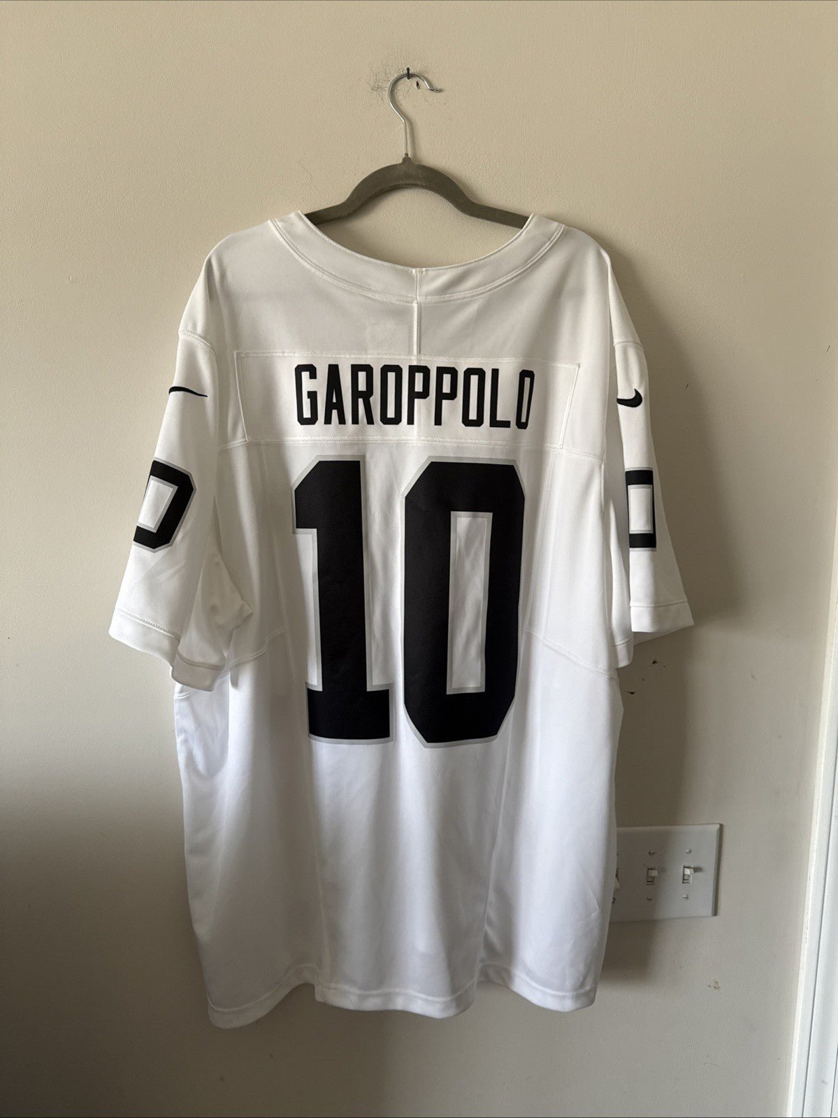 MEN’S NIKE JIMMY GAROPPOLO 10 LAS VEGAS RAIDERS VAPOR LMTD JERSEY SZ 3XL - RARE - Kyle’s Football Cards