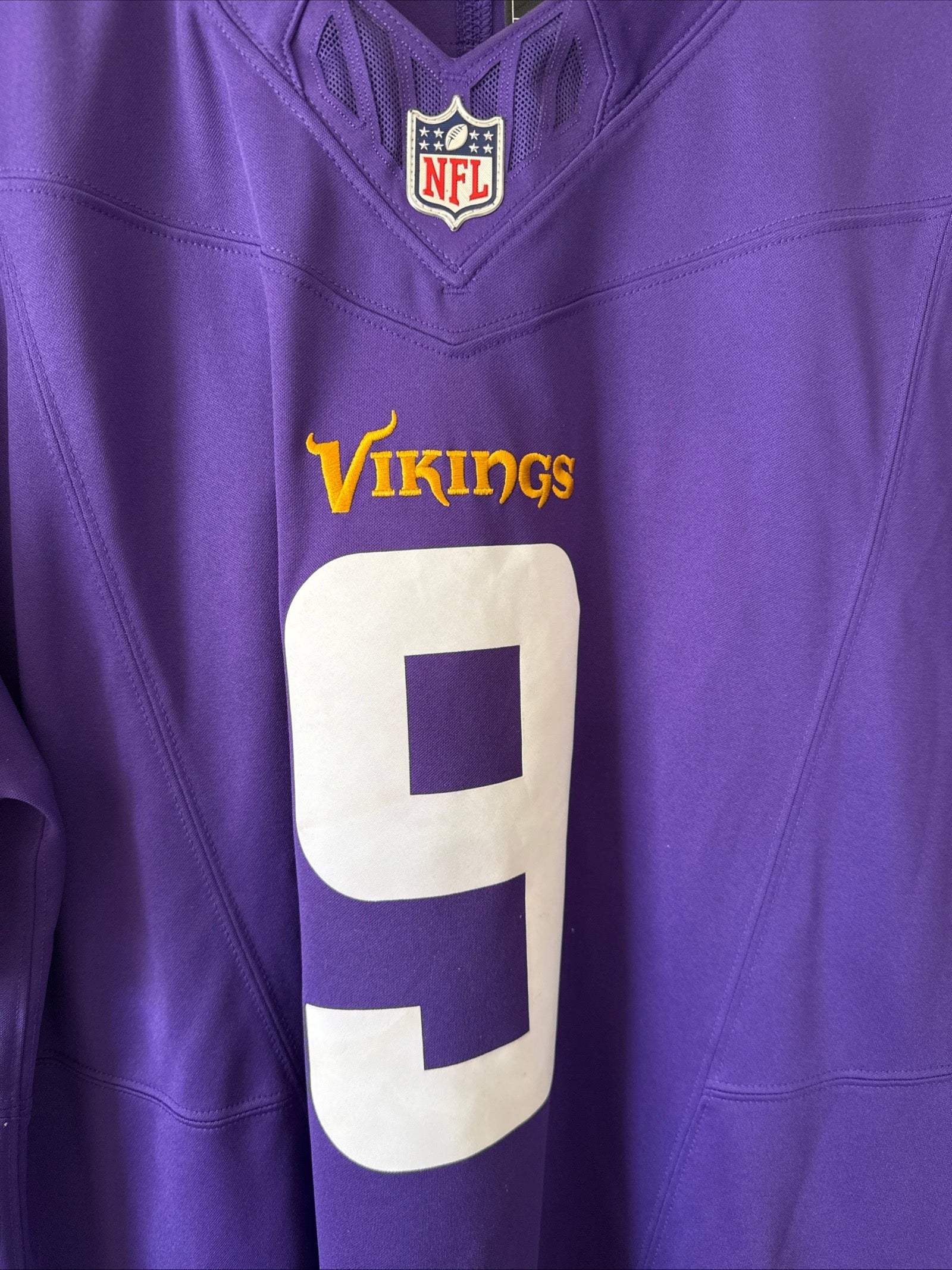 Men’s Nike J.J. McCarthy 9 Minnesota Vikings Vapor Limited Jersey Sz XL - RARE - Kyle’s Football Cards