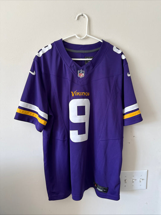 Men’s Nike J.J. McCarthy 9 Minnesota Vikings Vapor Limited Jersey Sz XL - RARE - Kyle’s Football Cards
