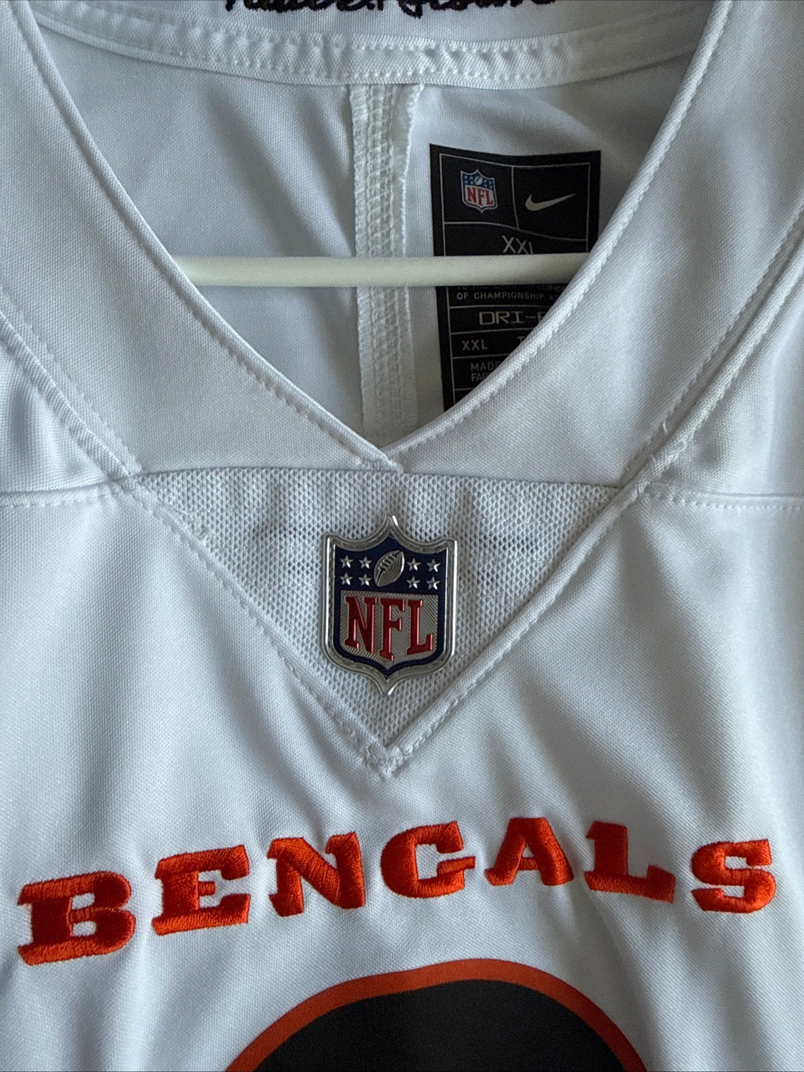 Men's Nike Joe Burrow 9 Cincinnati Bengals Vapor Lmtd Jersey Sz 2XL White RARE - Kyle’s Football Cards