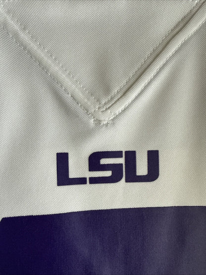 Men’s Nike Joe Burrow 9 LSU Tigers NCAA Football Jersey Sz L - White RARE - Kyle’s Football Cards