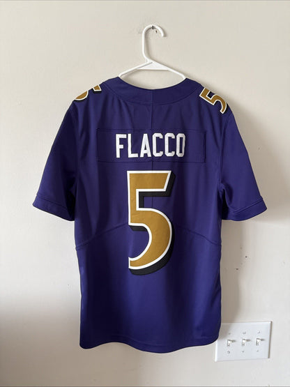 Men’s Nike Joe Flacco 5 Baltimore Ravens Vapor Lmtd Alt NFL Jersey Sz S - RARE - Kyle’s Football Cards