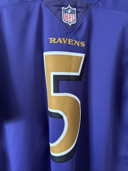 Men’s Nike Joe Flacco 5 Baltimore Ravens Vapor Lmtd Alt NFL Jersey Sz S - RARE - Kyle’s Football Cards