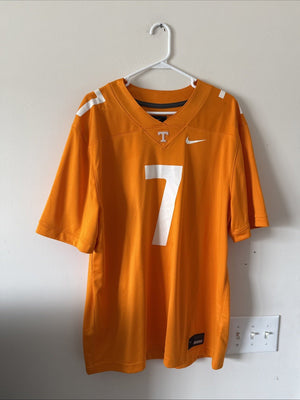 Men’s Nike Joe Milton III #7 Tennessee Volunteers Jersey Sz XL - Orange RARE