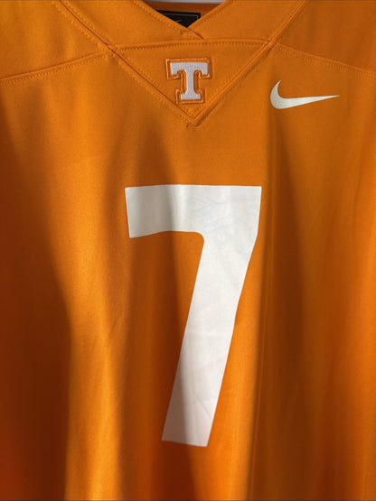 Men’s Nike Joe Milton III 7 Tennessee Volunteers Jersey Sz XL - Orange RARE - Kyle’s Football Cards