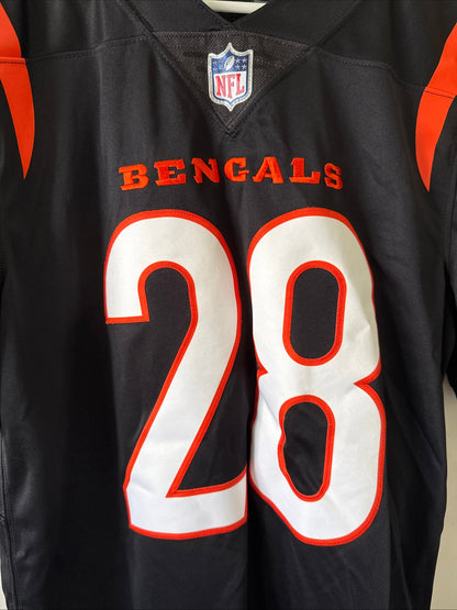 Men's Nike Joe Mixon 28 Cincinnati Bengals Vapor Lmtd NFL Jersey Sz S - RARE - Kyle’s Football Cards