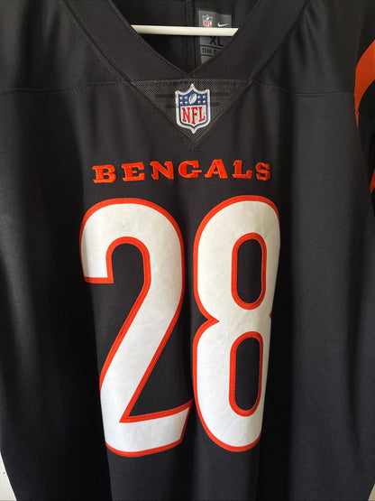 Men's Nike Joe Mixon 28 Cincinnati Bengals Vapor Lmtd NFL Jersey Sz XL - RARE - Kyle’s Football Cards