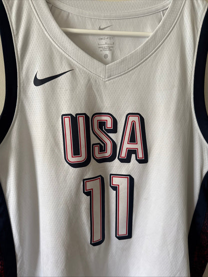 Men’s Nike Joel Embiid 11 Team USA 2024 Paris Olympics Jersey Sz 48 - RARE - Kyle’s Football Cards