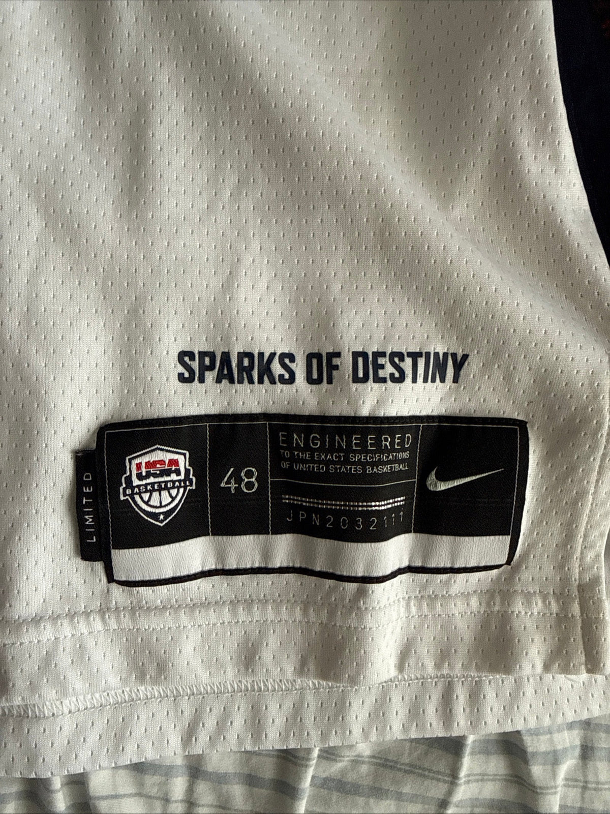 Men’s Nike Joel Embiid 11 Team USA 2024 Paris Olympics Jersey Sz 48 - RARE - Kyle’s Football Cards